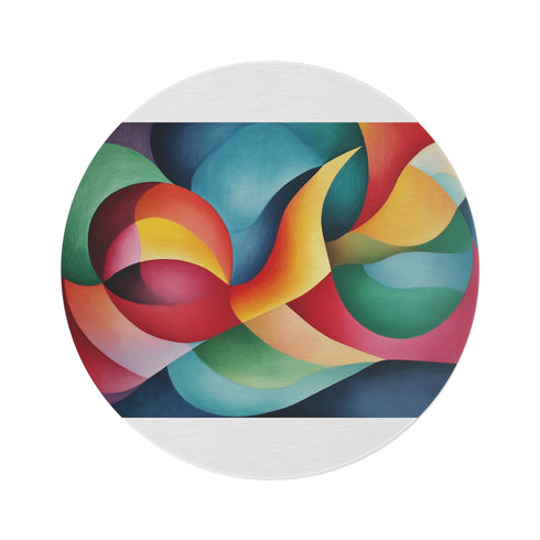 "Radiant Emotions Round Rug"