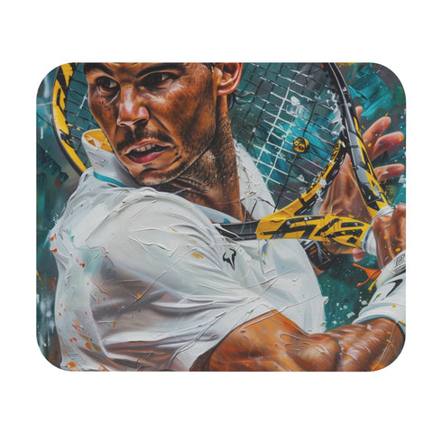 Rafa Nadal Tennis Art Mouse Pad