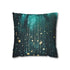 Rain Made of Binary Code — 40×40 Cushion Cover — Front 40×40 cm Square Cushion View