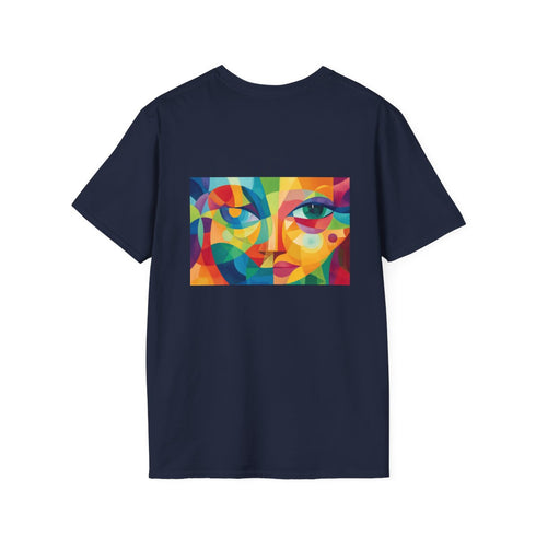 Rainbow Bliss Abstract Emotion Tee