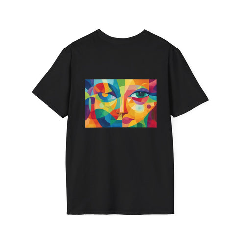 Rainbow Bliss Abstract Emotion Tee