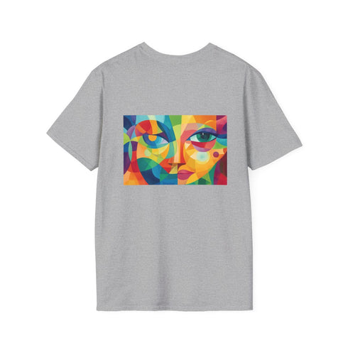 Rainbow Bliss Abstract Emotion Tee