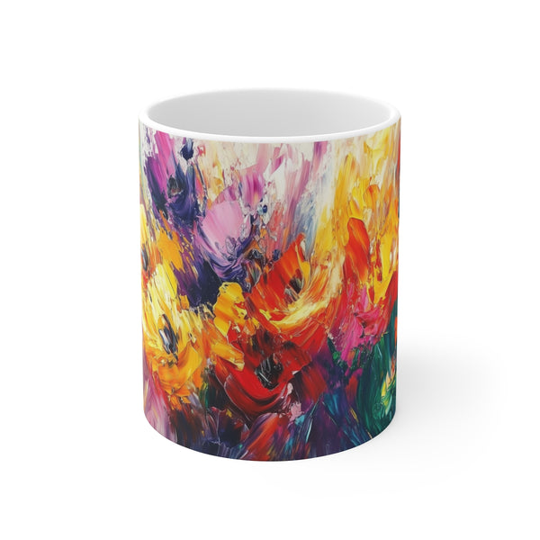 "Rainbow Burst Coffee Mug"