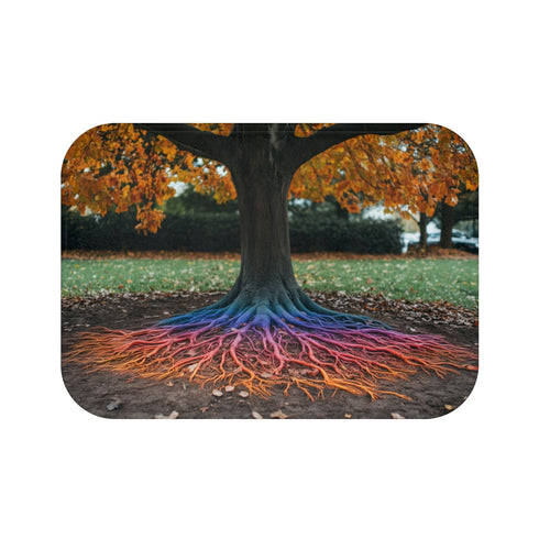 Rainbow Roots Binary Tree Bathmat