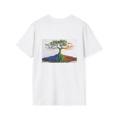 Rainbow Roots Binary Tree T-shirt
