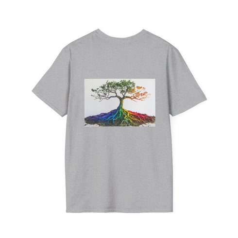 Rainbow Roots Binary Tree T-shirt