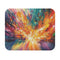 Rainbow Splash Abstract Mouse Pad