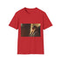 Pharaoh Ramesses II in Golden Regalia — Graphic Cotton T-Shirt — 100% Ring-Spun Cotton Fabric & Print Detail
