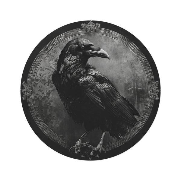 "Raven's Lair Round Rug"