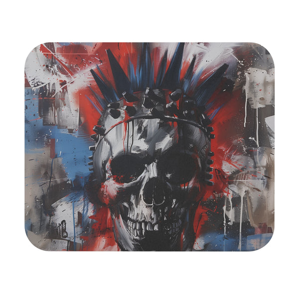 Rebel Skull Punk Mouse Pad