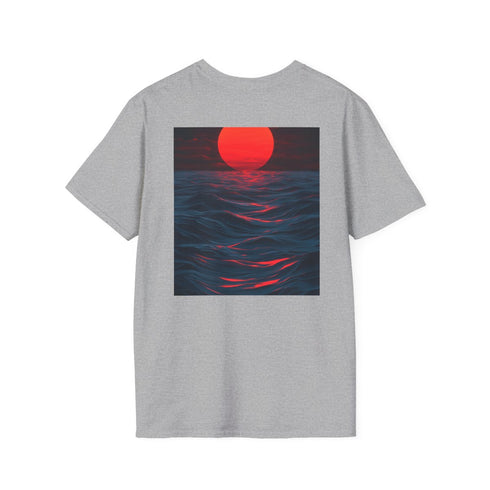 Red Abstract Limbo Heatwave Tee