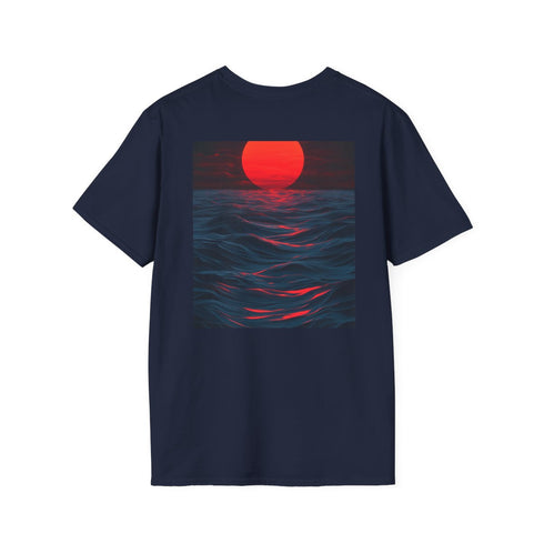 Red Abstract Limbo Heatwave Tee