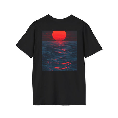Red Abstract Limbo Heatwave Tee