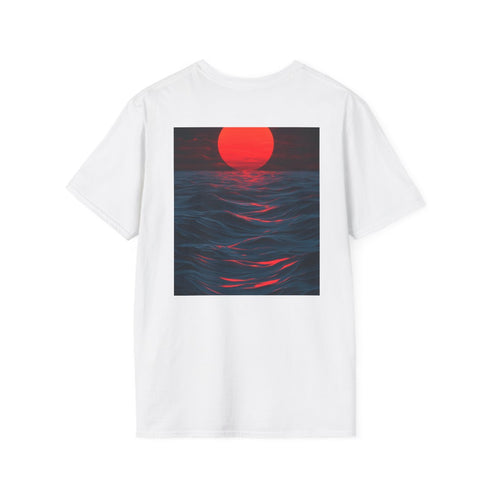 Red Abstract Limbo Heatwave Tee