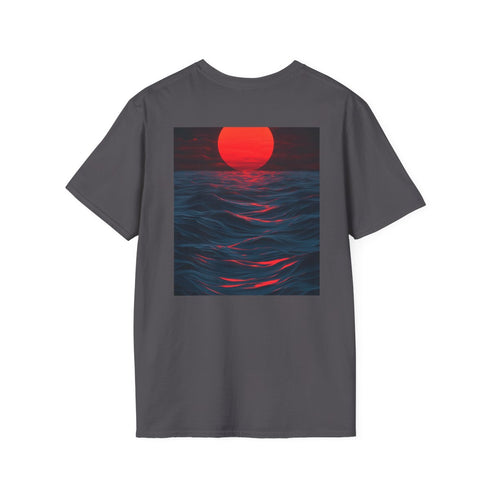 Red Abstract Limbo Heatwave Tee