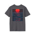 Red Abstract Limbo Heatwave Tee