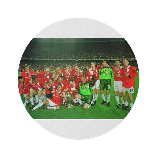 "Red Devil Champions Treble Rug"