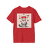 Red Glasses Cat Graphic Tee
