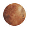 "Red Planet Round Rug: Bring Mars Home"