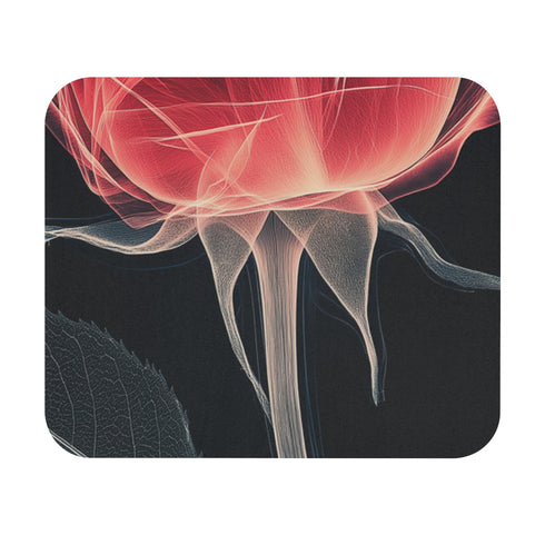 Red Rose X-Ray Mouse Pad