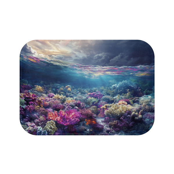 "Reef Revival Coral Bath Mat"
