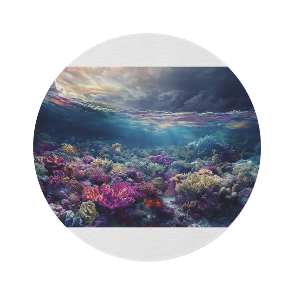 "Reef Revival Round Rug"