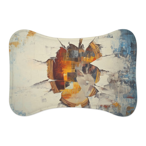 "Reflective Fragmented Pet Mat"