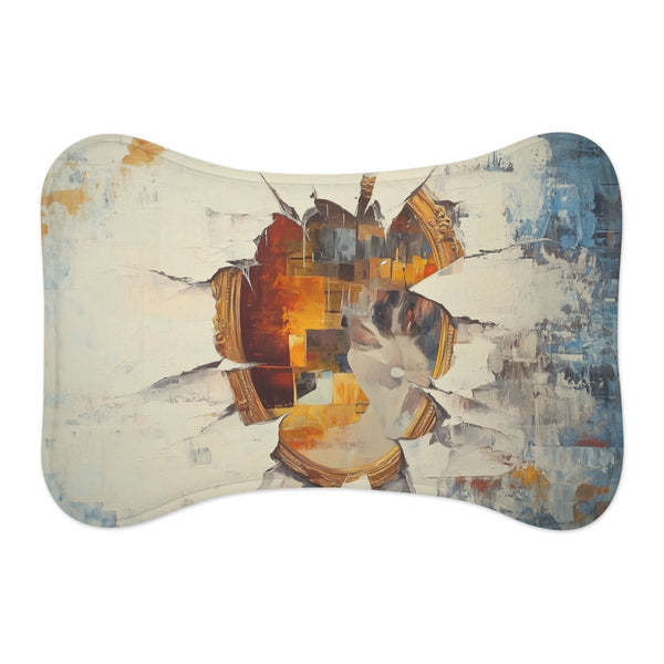 "Reflective Fragmented Pet Mat"