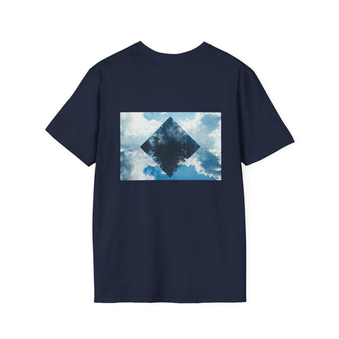 Reflective Pyramid Mirror Dimension Tee