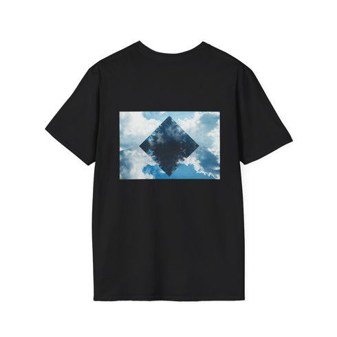 Reflective Pyramid Mirror Dimension Tee