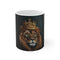 Regal Lion Crowned Coffee Mug