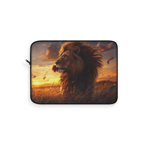 "Regal Lion Laptop Sleeve"