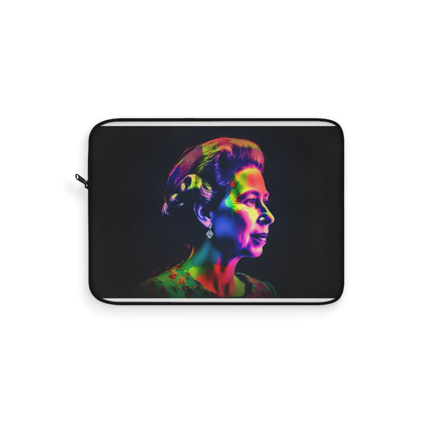 "Regal Neon Watercolor Laptop Sleeve"
