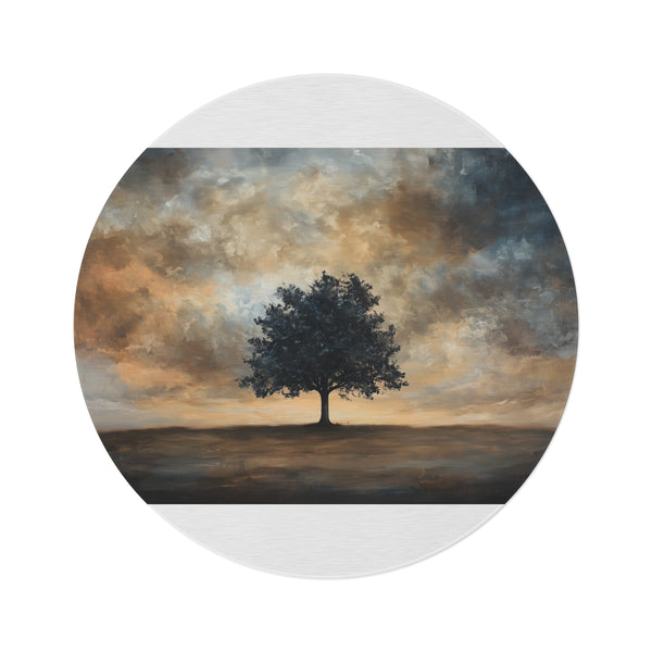 "Resilient Lone Tree Rug"
