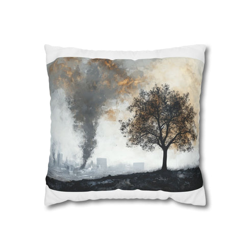 "Resilient Tree Pillowcase: Nature's Defender"