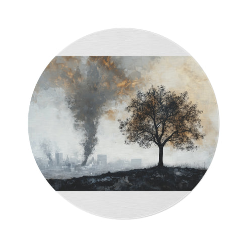 "Resilient Tree Round Rug"