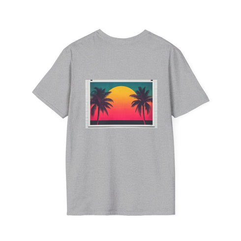 Retro 80s Miami Sunset T-Shirt