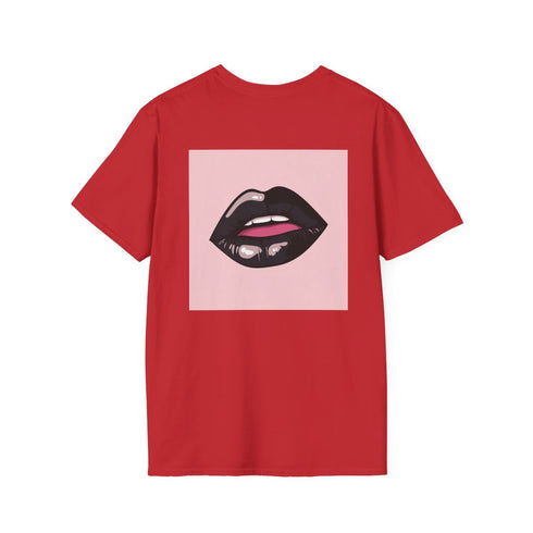 Retro Black Lipstick Lips Tee