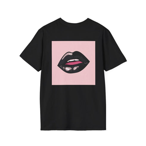 Retro Black Lipstick Lips Tee