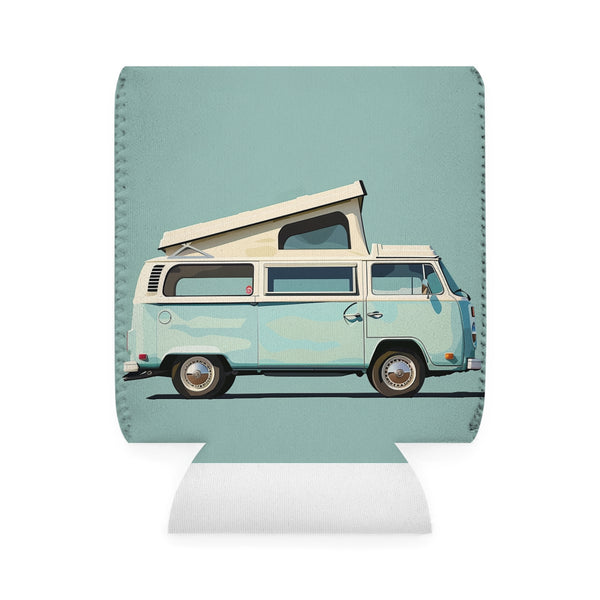 Retro Camper Can Cooler Sleeve: Travel in Style!