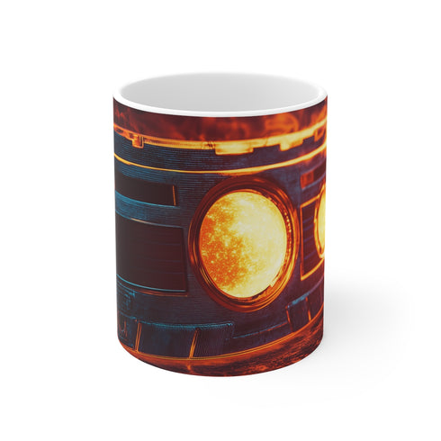 Retro Cassette Solar Flare Mug