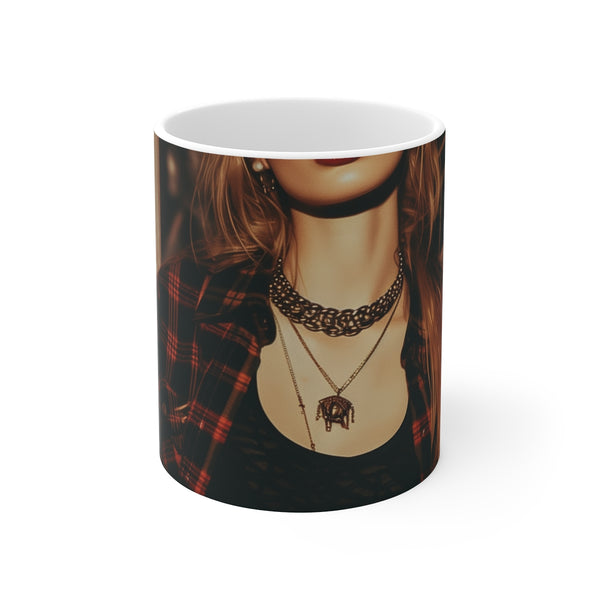 "Retro Grunge Vibe Coffee Mug"