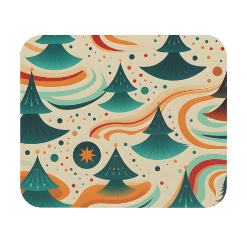 Retro Marine Groove Mouse Pad