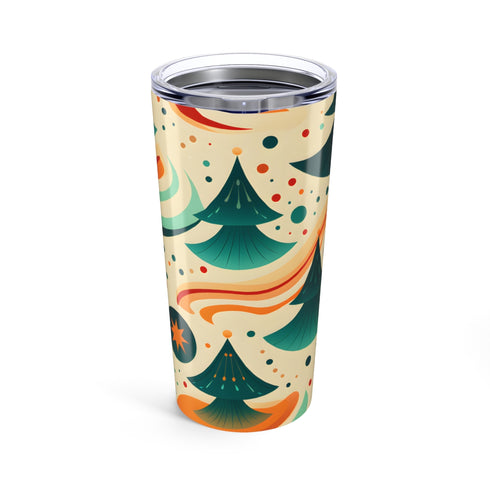 Retro Marine Texture Water Bottle