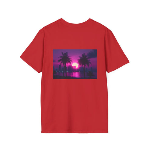 Retro Miami Sunset 80s T-Shirt