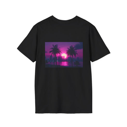 Retro Miami Sunset 80s T-Shirt