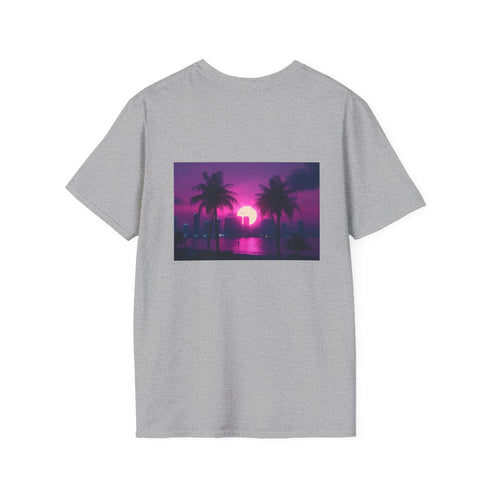 Retro Miami Sunset 80s T-Shirt