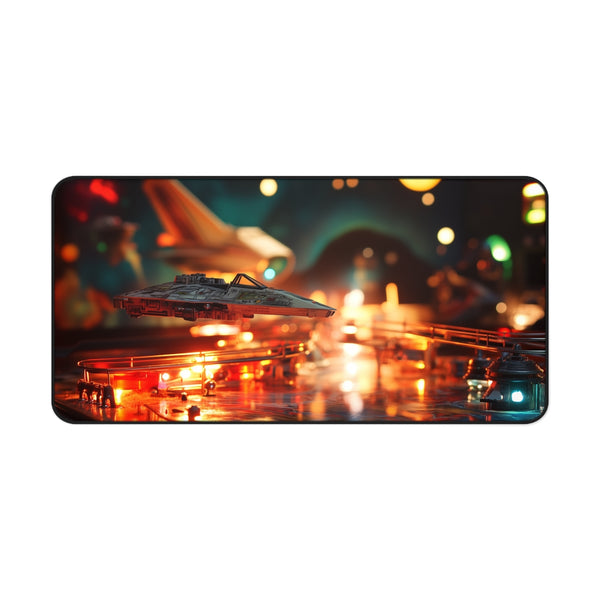 Retro Pinball Battlefield Desk Mat