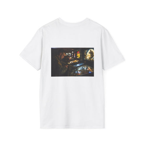 Retro Pinball Battlefield Graphic T-Shirt