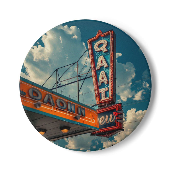 "Retro Revival Coaster: Nostalgic Diner"